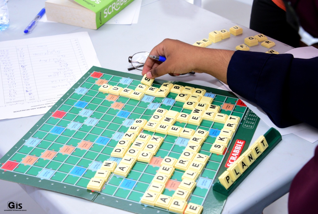Presentation of prizes of the National Inter Region Scrabble Competition