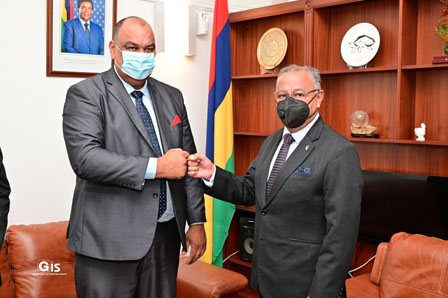 Johnson Roussety Rodrigues Chief Commissioner meets Vice President of the Republic of ...