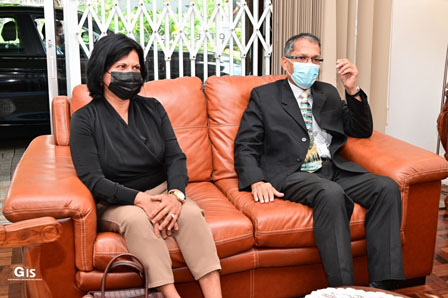 Johnson Roussety Rodrigues Chief Commissioner meets Vice President of the Republic of ...