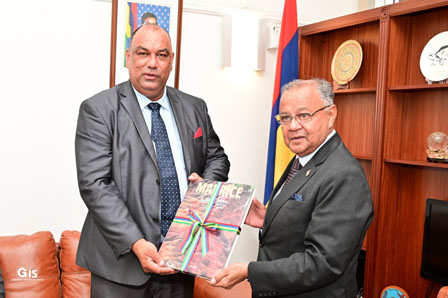 Johnson Roussety Rodrigues Chief Commissioner meets Vice President of the Republic of ...