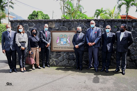 Johnson Roussety Rodrigues Chief Commissioner meets Vice President of the Republic of ...